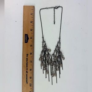 Silver and Cream Necklace